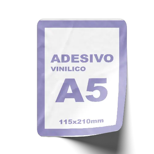Adesivo em Vinil A5