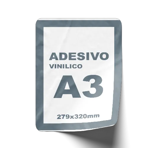 Adesivo em Vinil A3