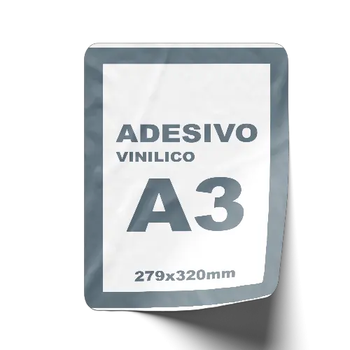 Adesivo em Vinil A3