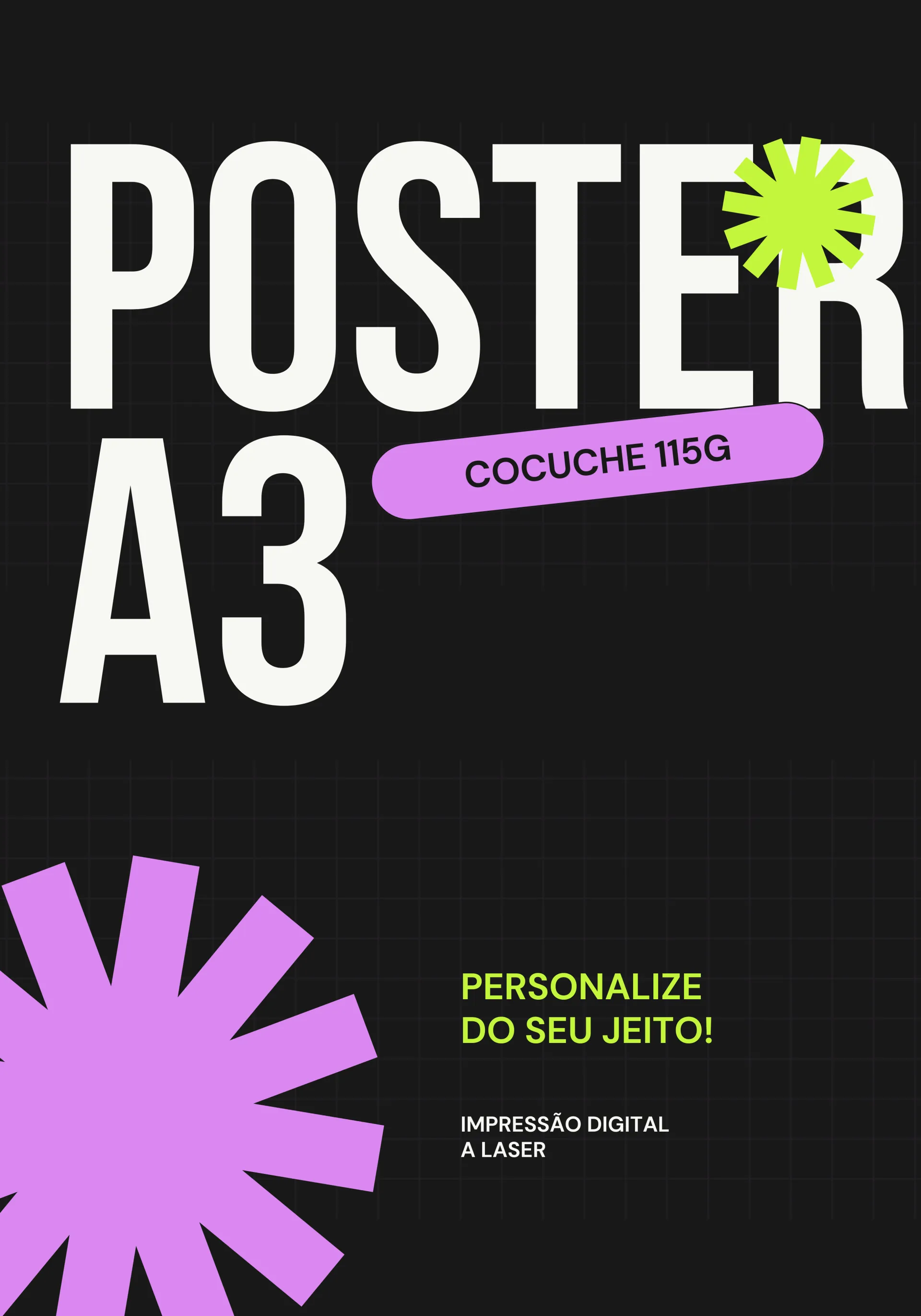 Cartaz Personalizado A3